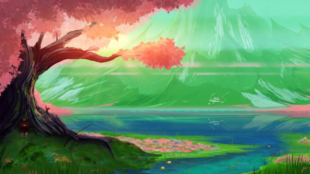 Фон для шапки природа