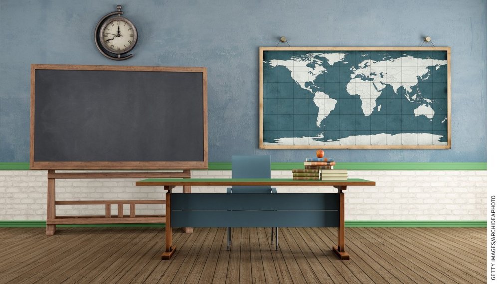 Школьная доска в Америке