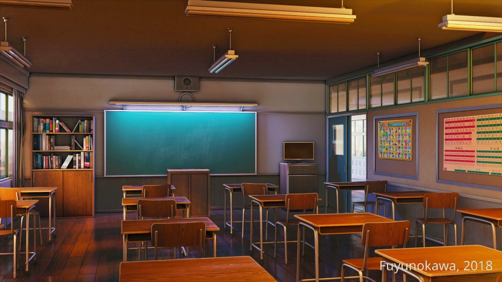 Кабинет в Японии школа