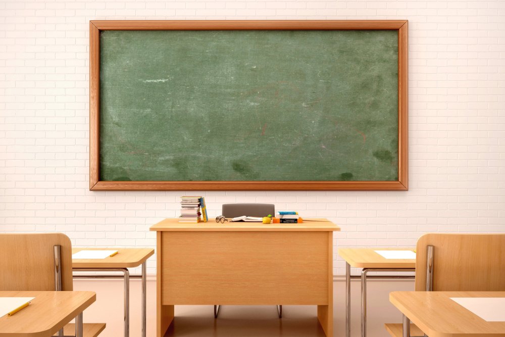 Школьная доска в классе