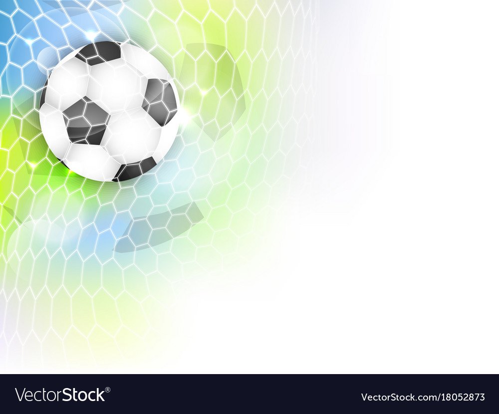 Футбольный мяч ворота на белом фоне