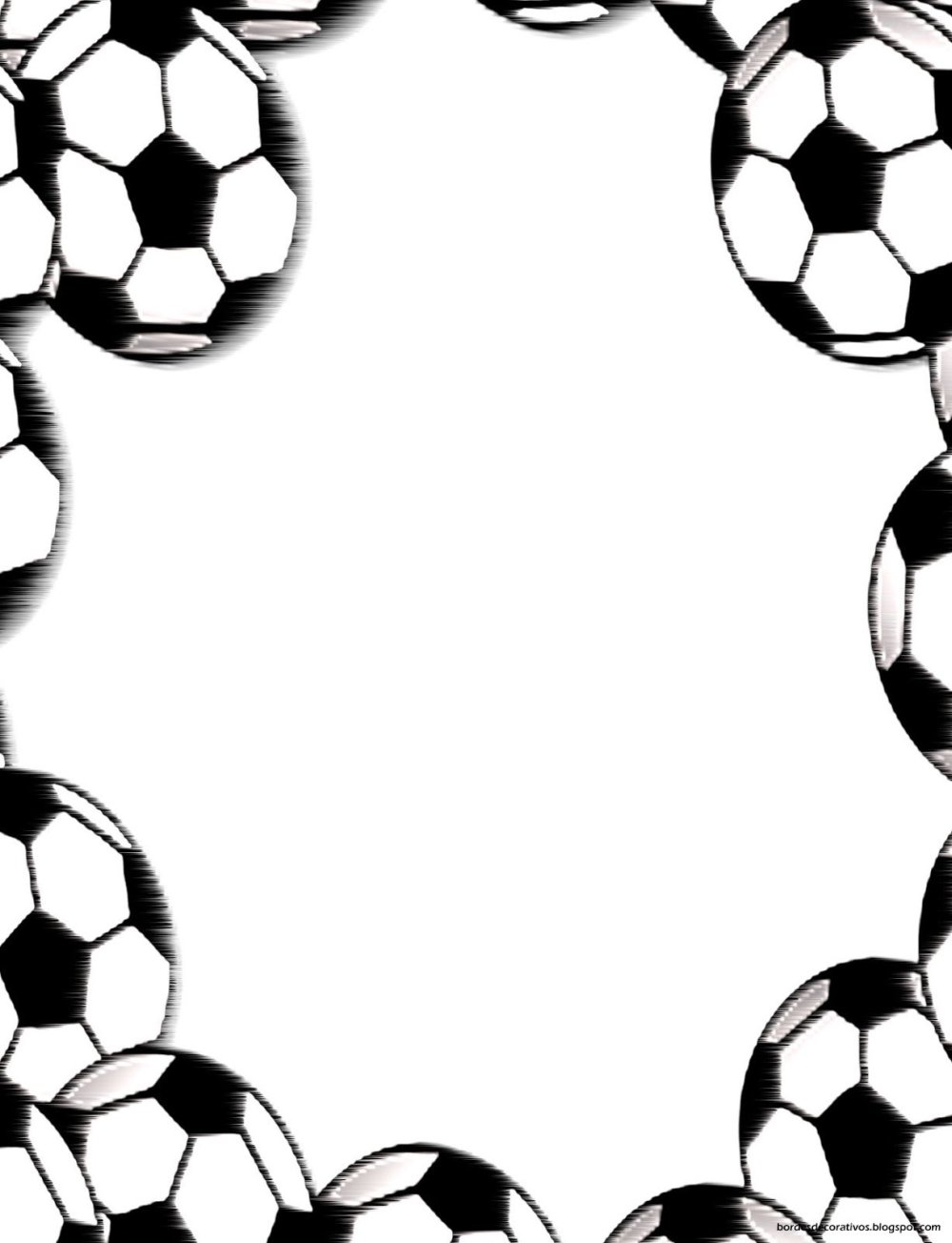 Рамочка в футбольном стиле