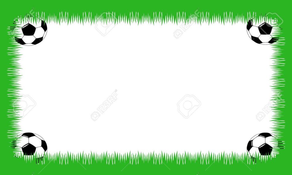 Футбольная рамка для текста