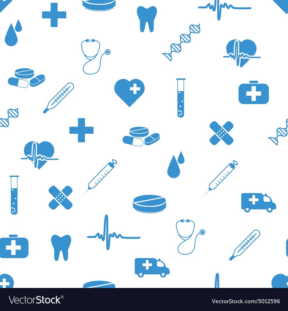 Медицинские иконки фон