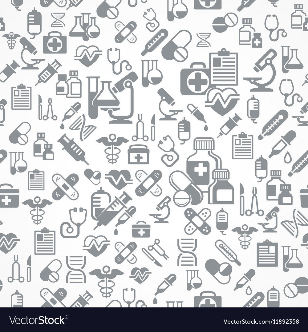 Медицина паттерн вектор