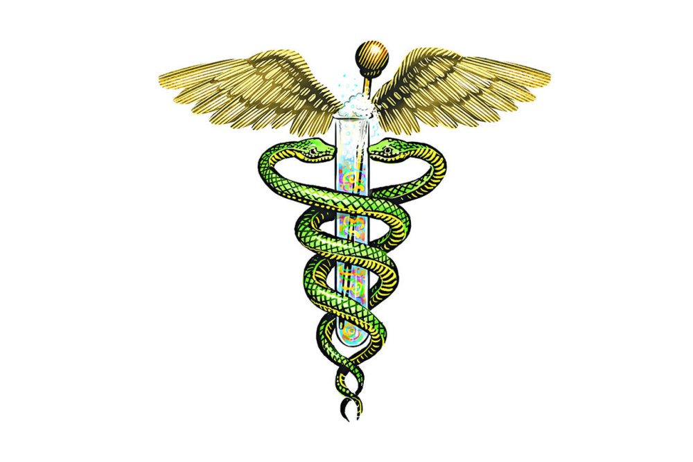 Эскулапова змея символ медицины