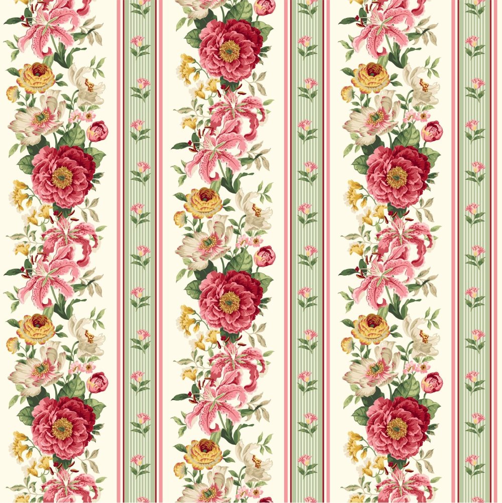 Цветочные бордюры для декупажа