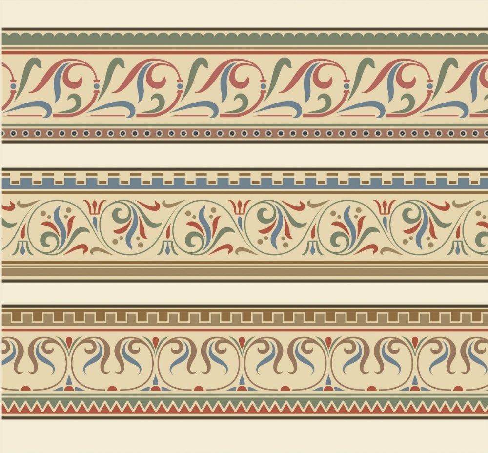 Византийский орнамент бордюр