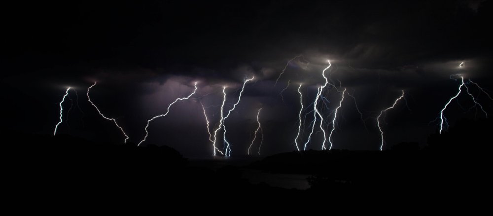 Текстура молнии