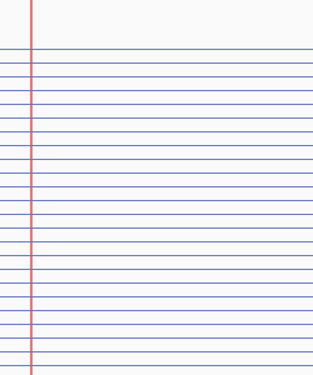 Тетрадный лист в линию фон