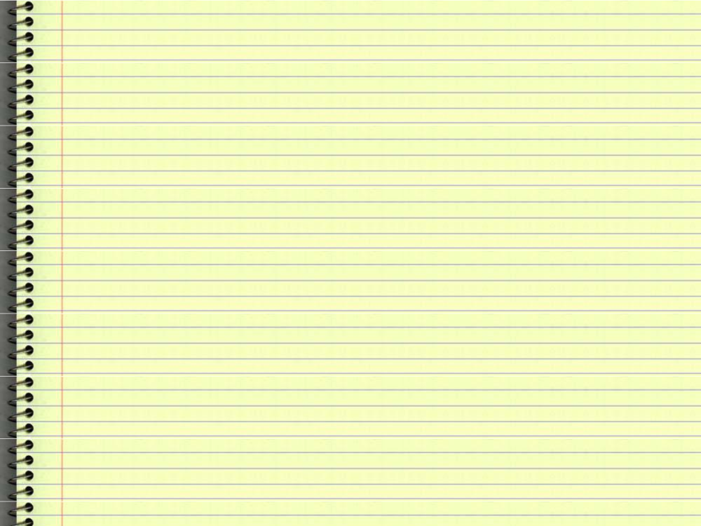 Тетрадный лист в линейку