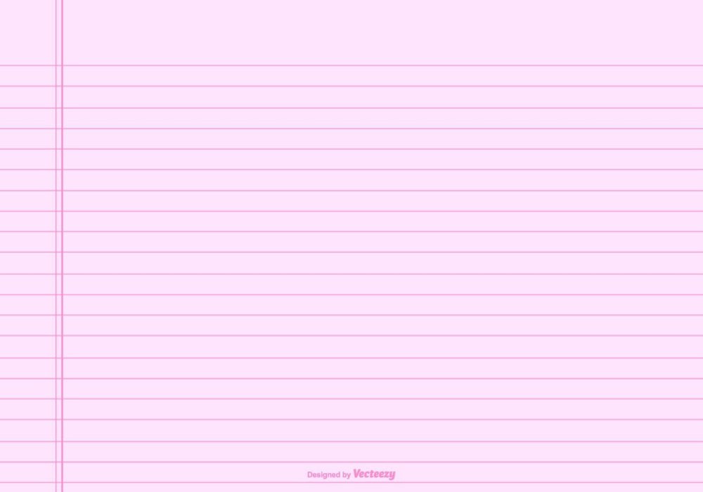 Лист тетради в широкую линию