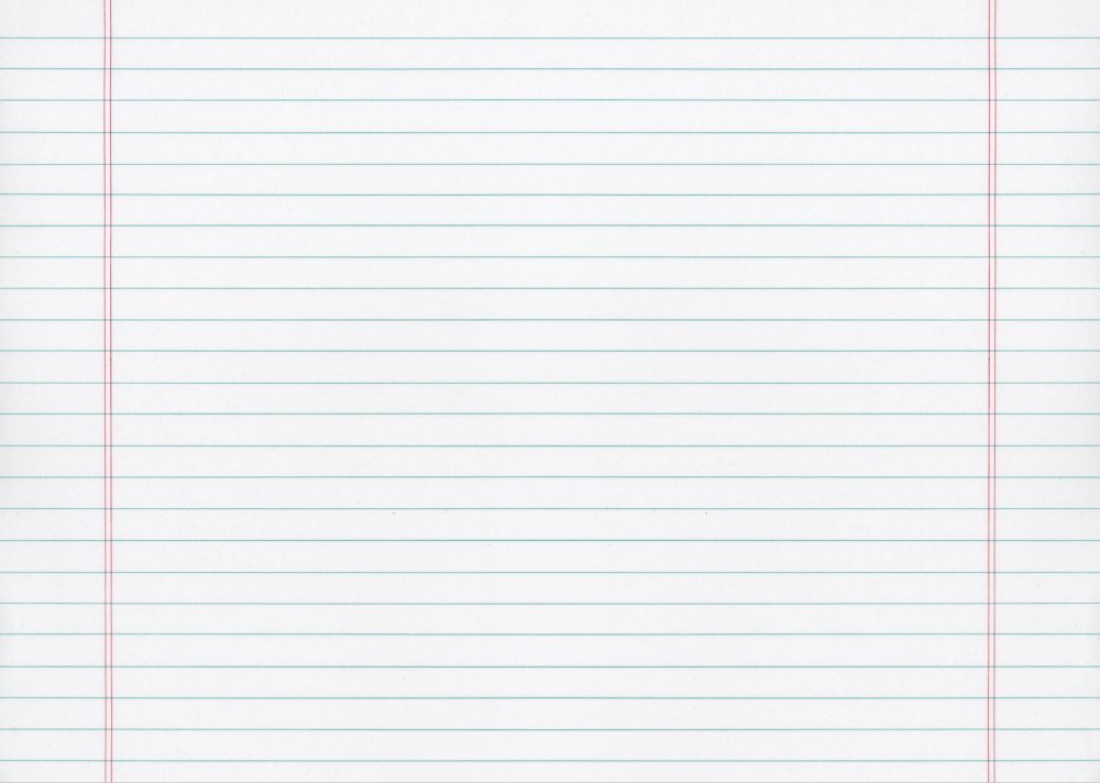 Тетрадь в линейку фон
