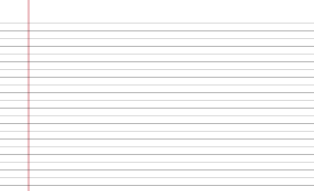 Тетрадный лист в линию фон