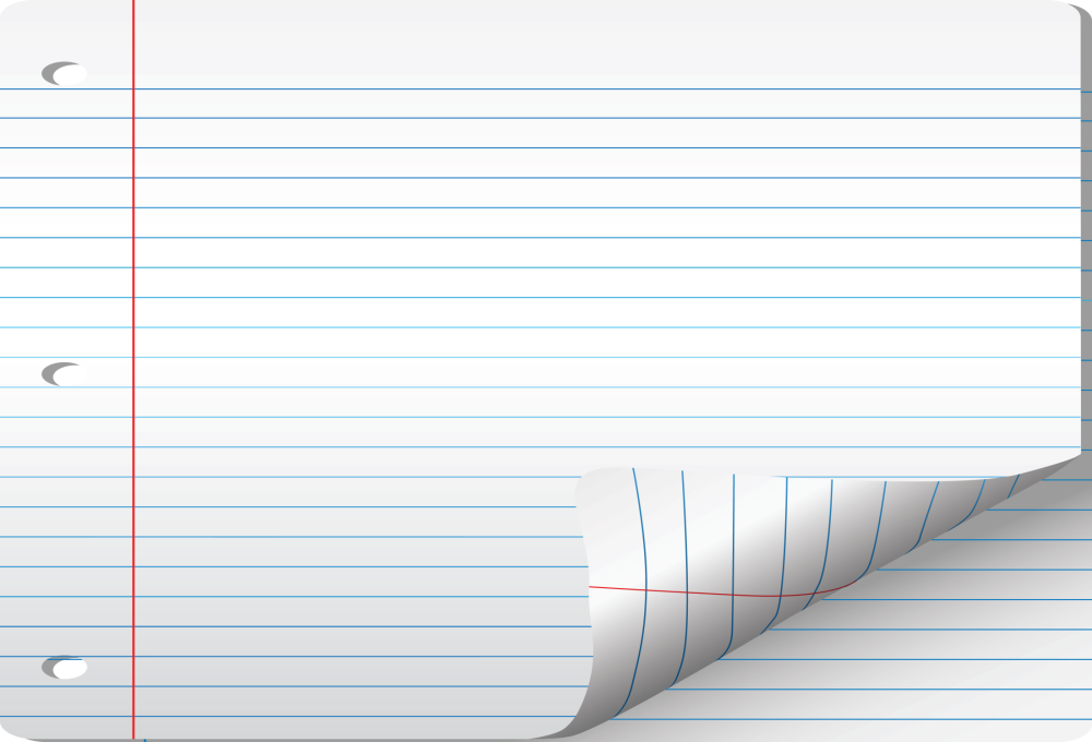 Лист в линейку