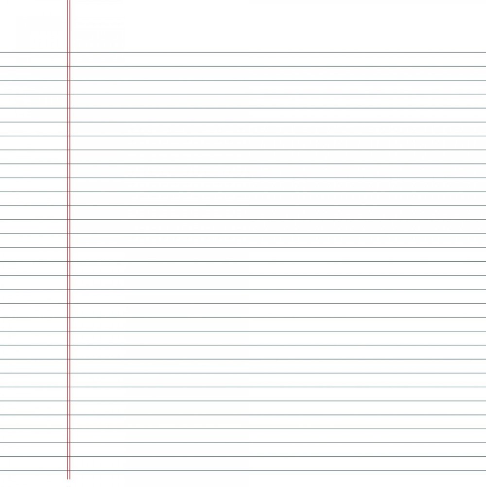 Тетрадь в линейку