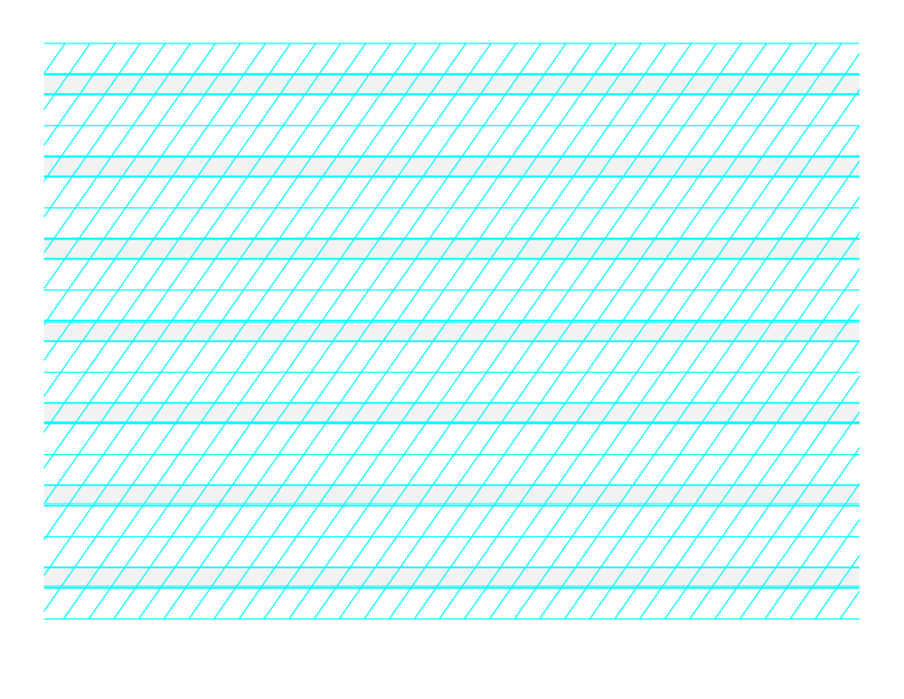 Разлиновка тетради косая линия-