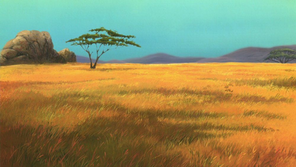 Саванна фон вектор