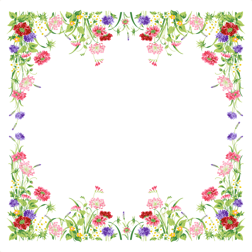 Цветочная рамка