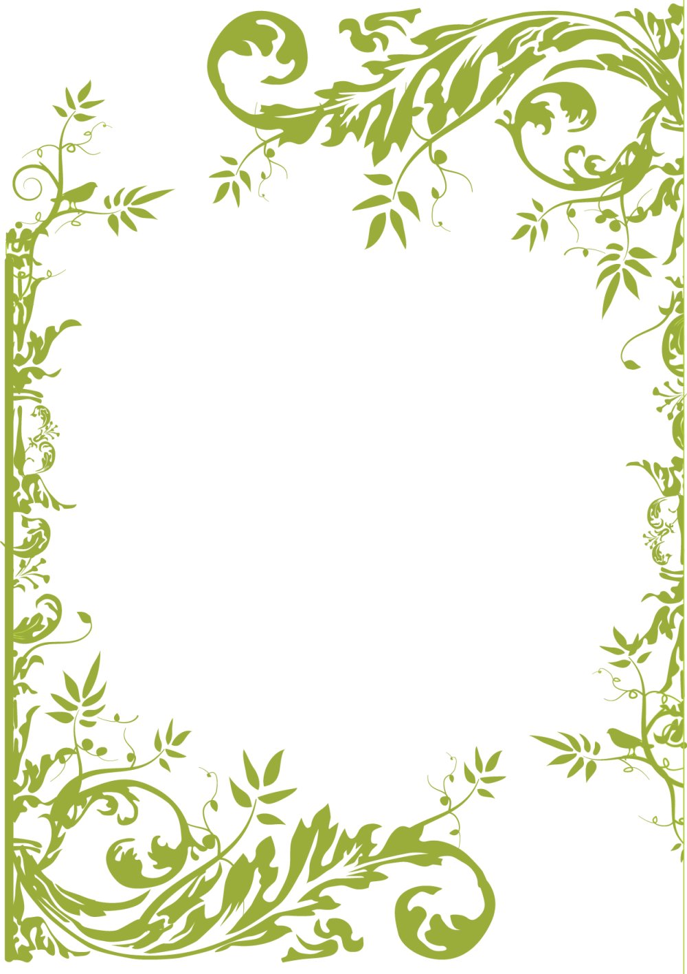 Красивые узоры для рамки