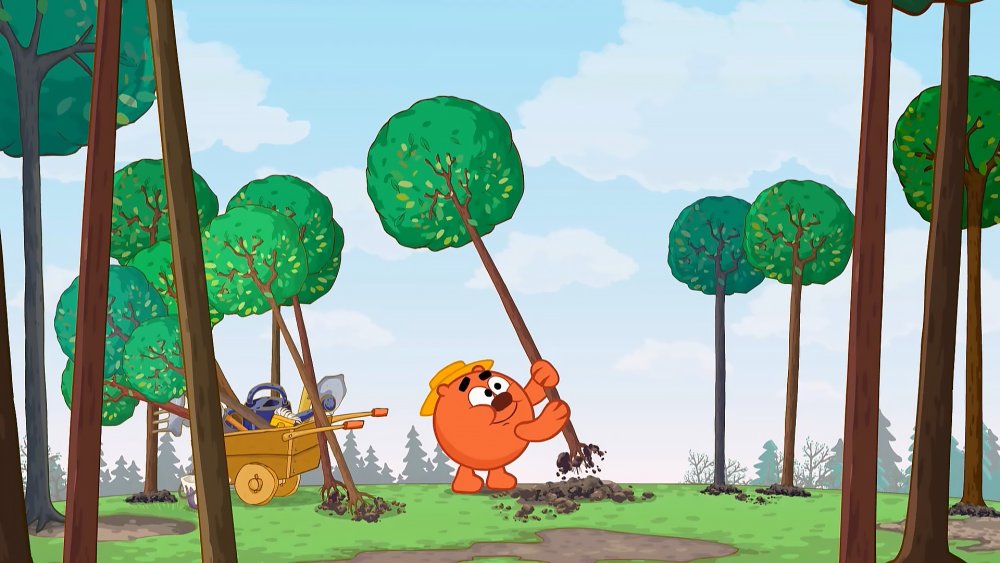 Смешарики Копатыч Лосяш и Крош