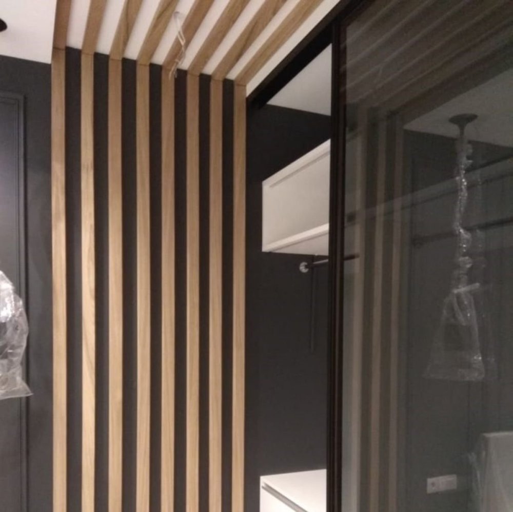 МДФ панель "вертикальные рейки" h2530