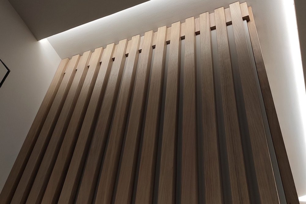 МДФ панель "вертикальные рейки" h2530