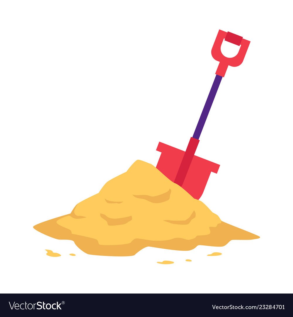 Фермер с лопатой силуэт