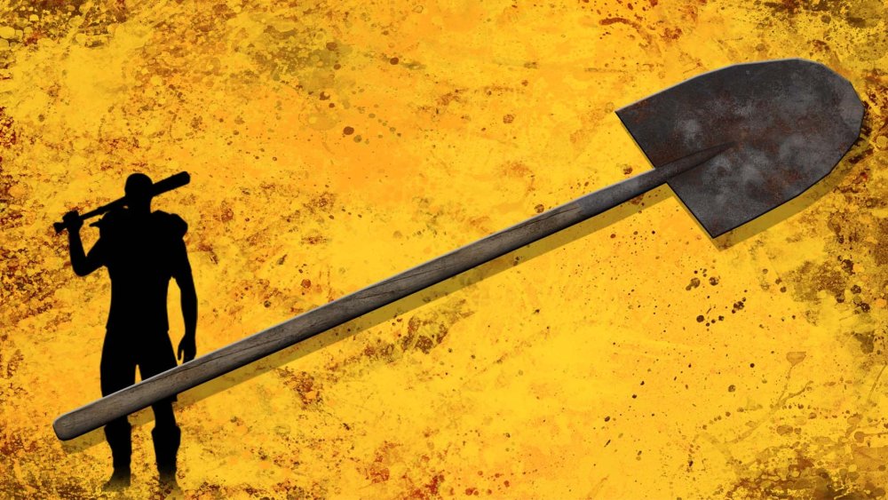 Человечек с лопатой