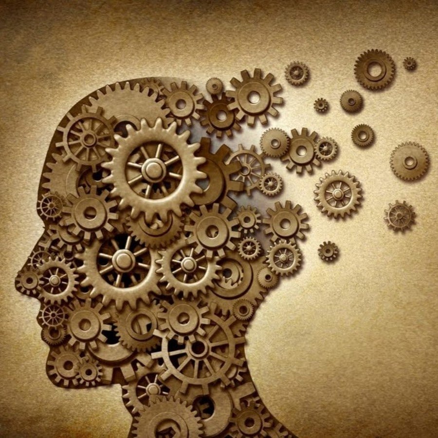 Голова с шестеренками