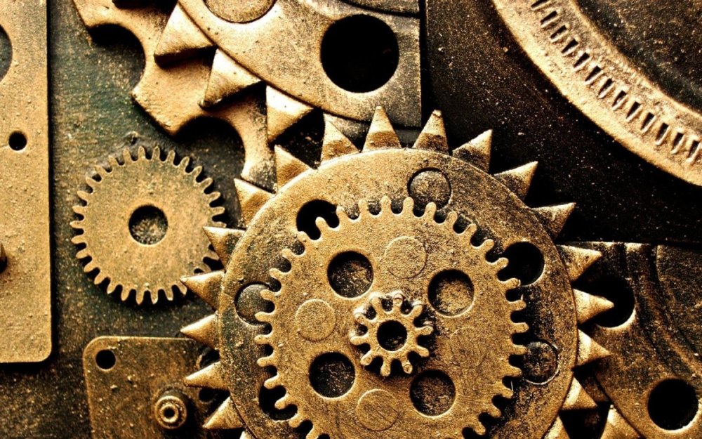 Механизм из шестеренок