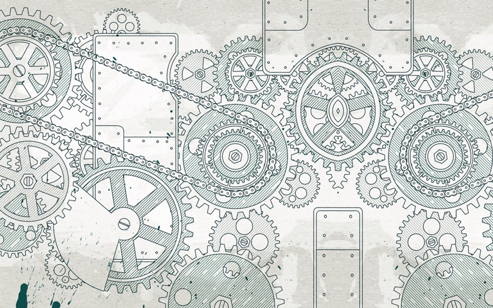 Узор шестеренки