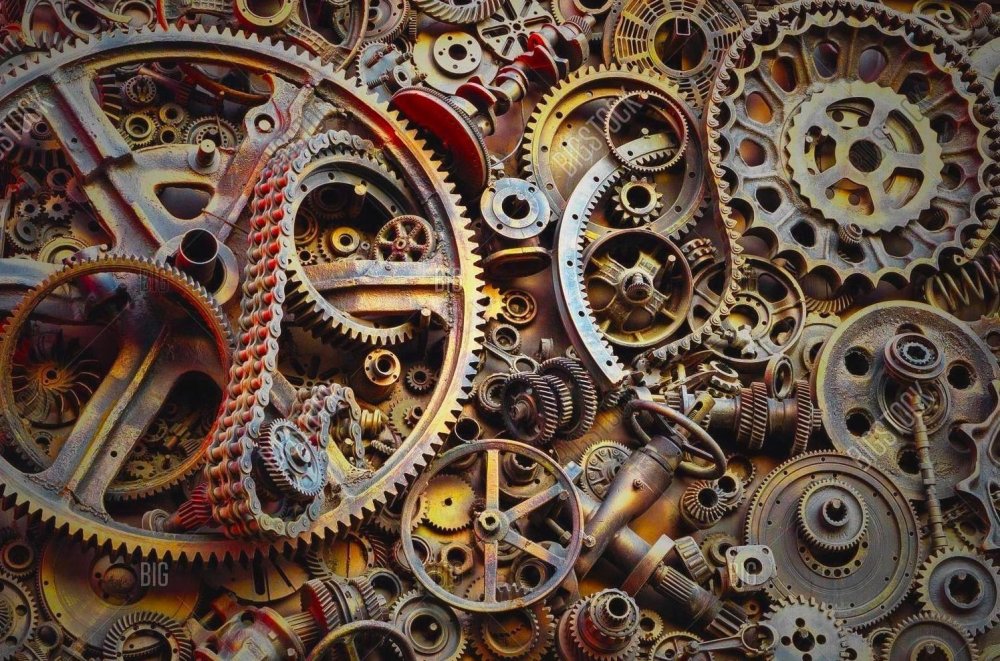 Стимпанк фон