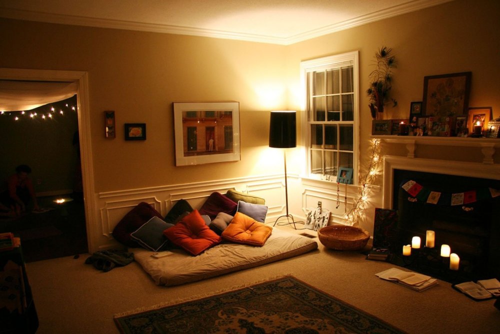 Спальня с видом на лес