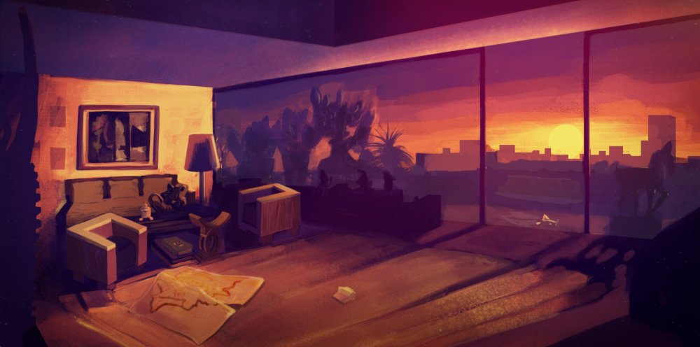 Уютная комната