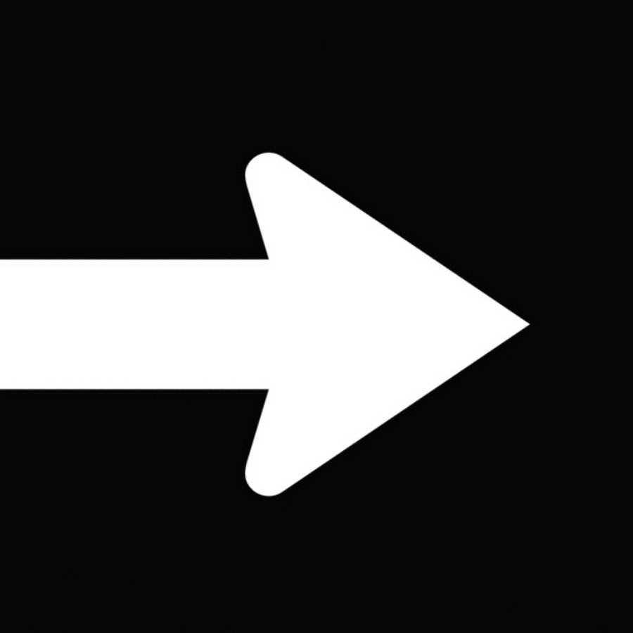 Стрелка на черном фоне