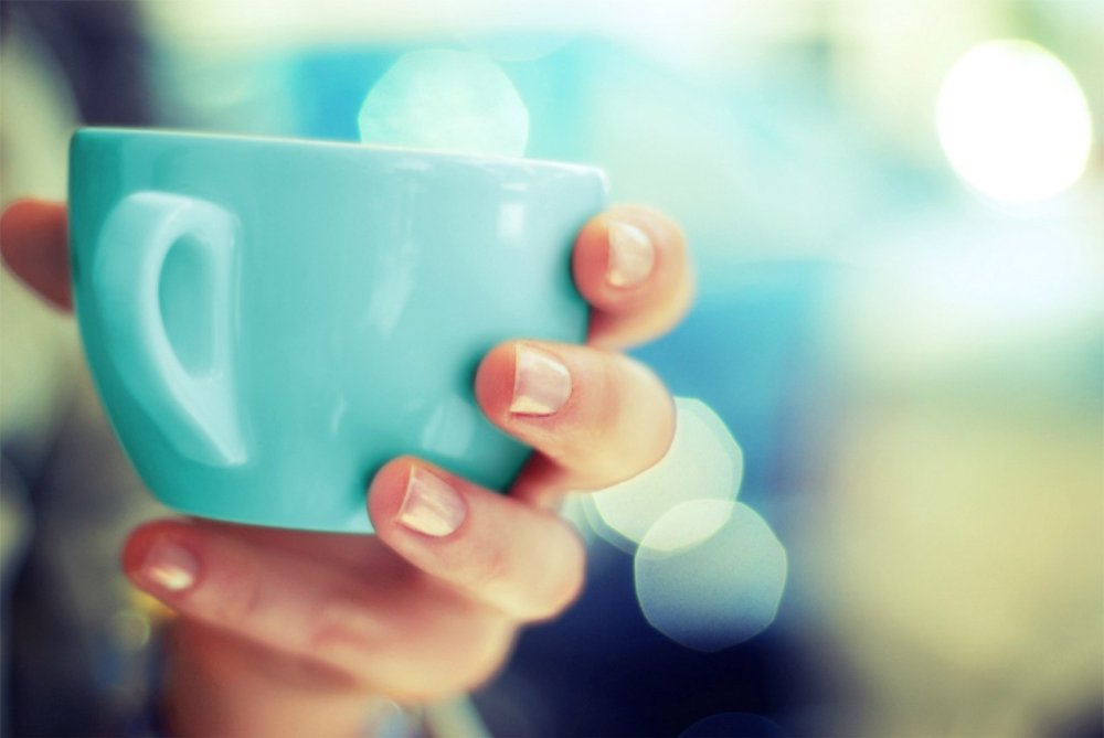 Чашка кофе на Светлом фоне