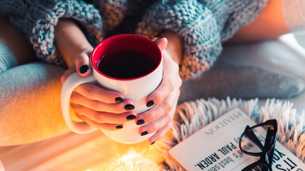 Чай осень сверху