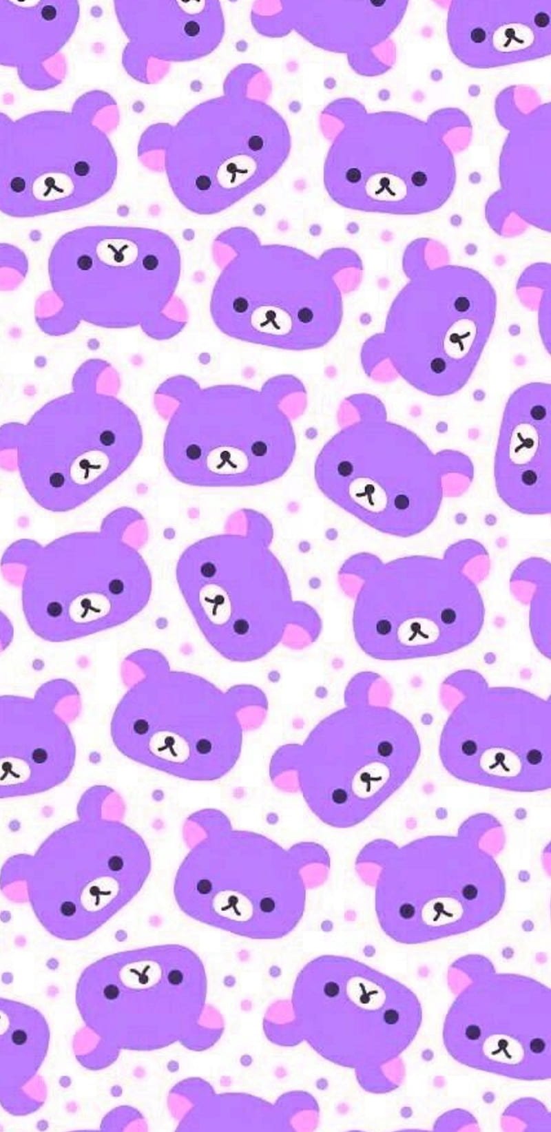 Кавайные лиловые