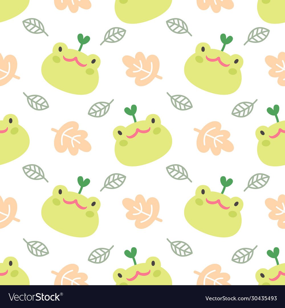 Обои кавай с лягушками