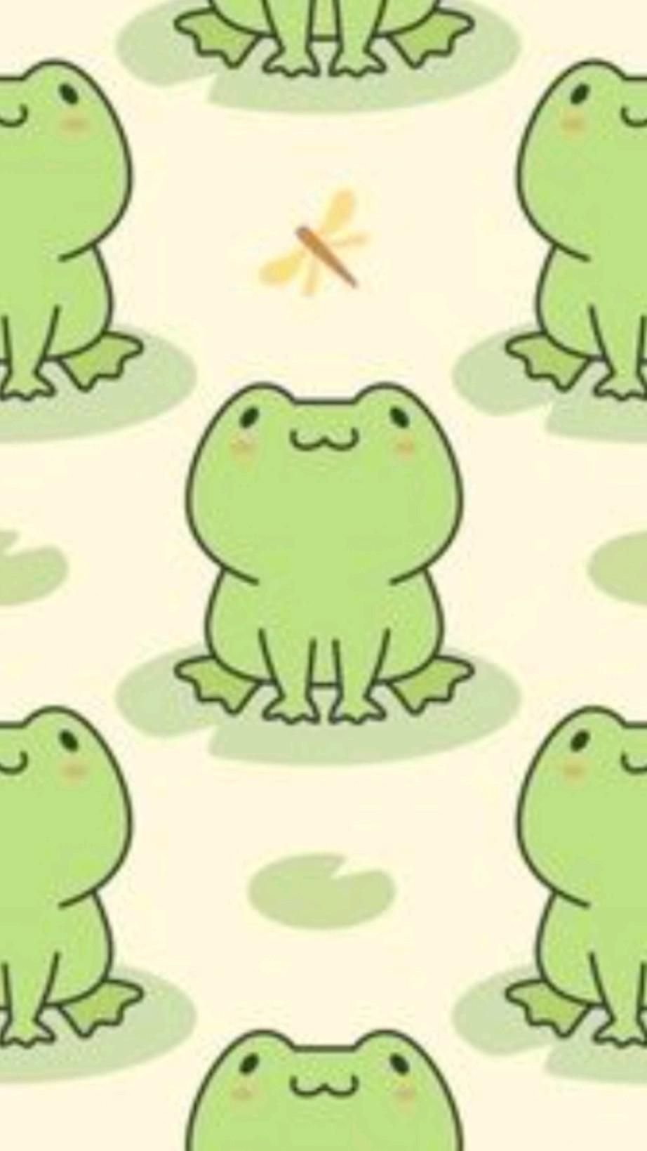 Милые каракули лягушка