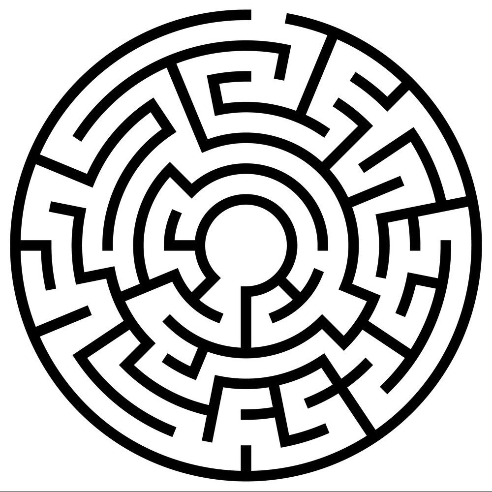 Лабиринт вектор