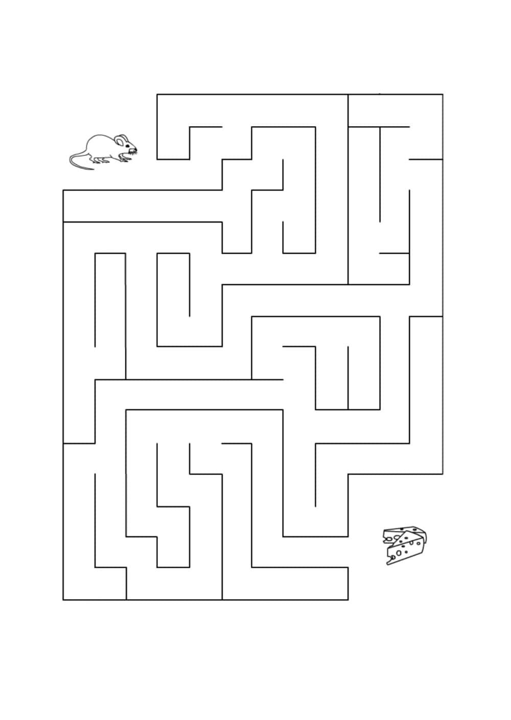 Лабиринты детские простые