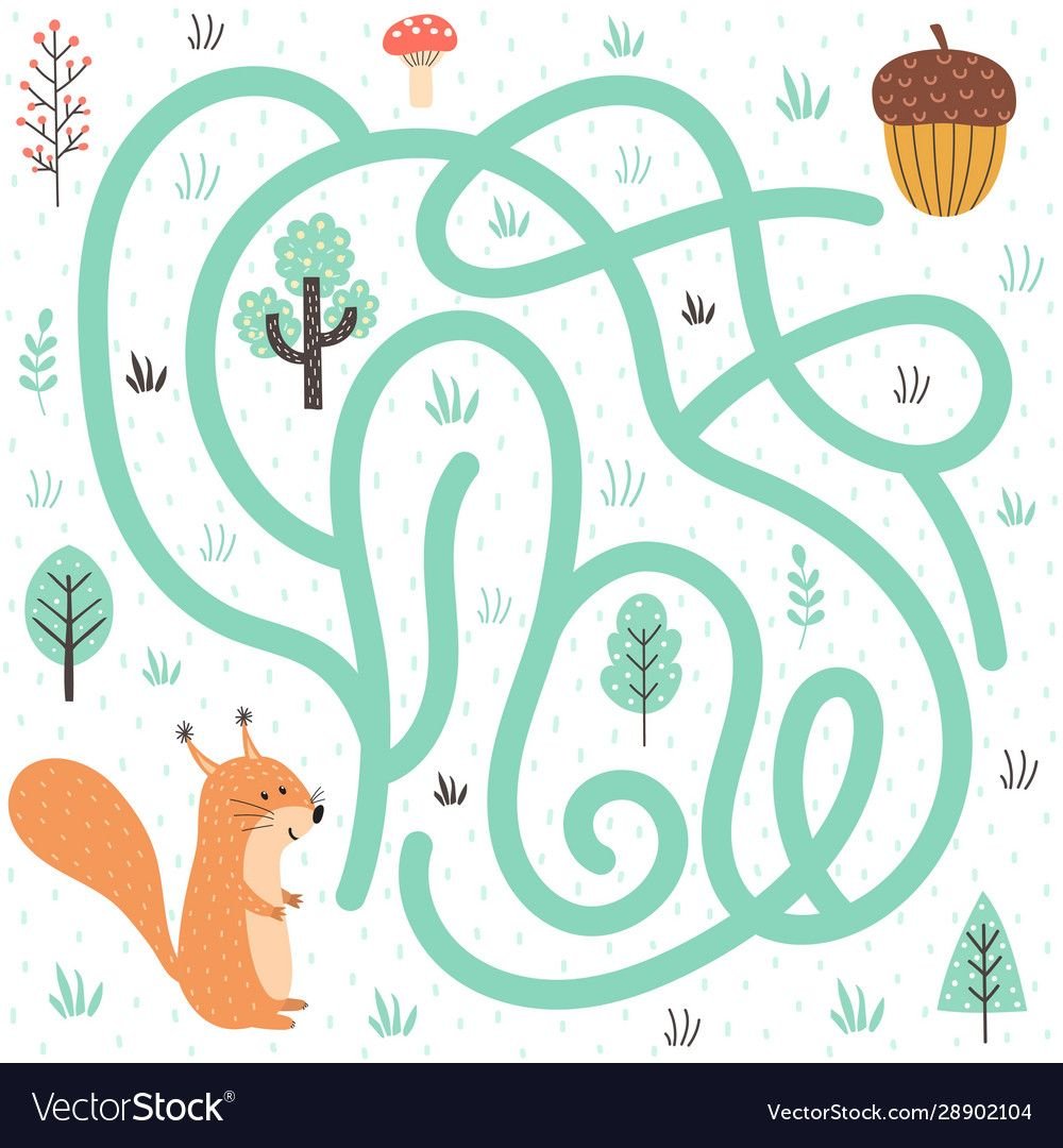 Лабиринты для детей обои