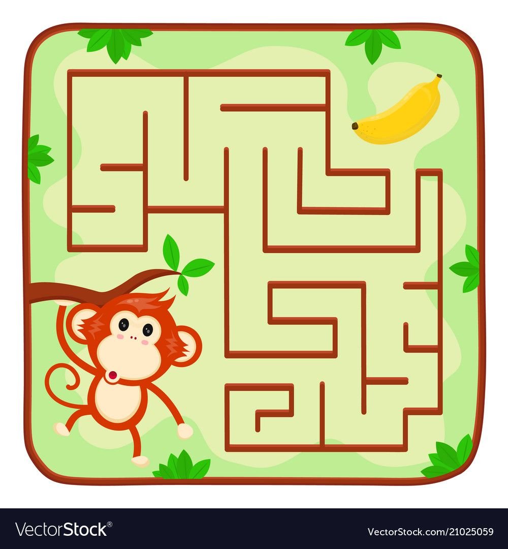 Лабиринт с обезьянкой