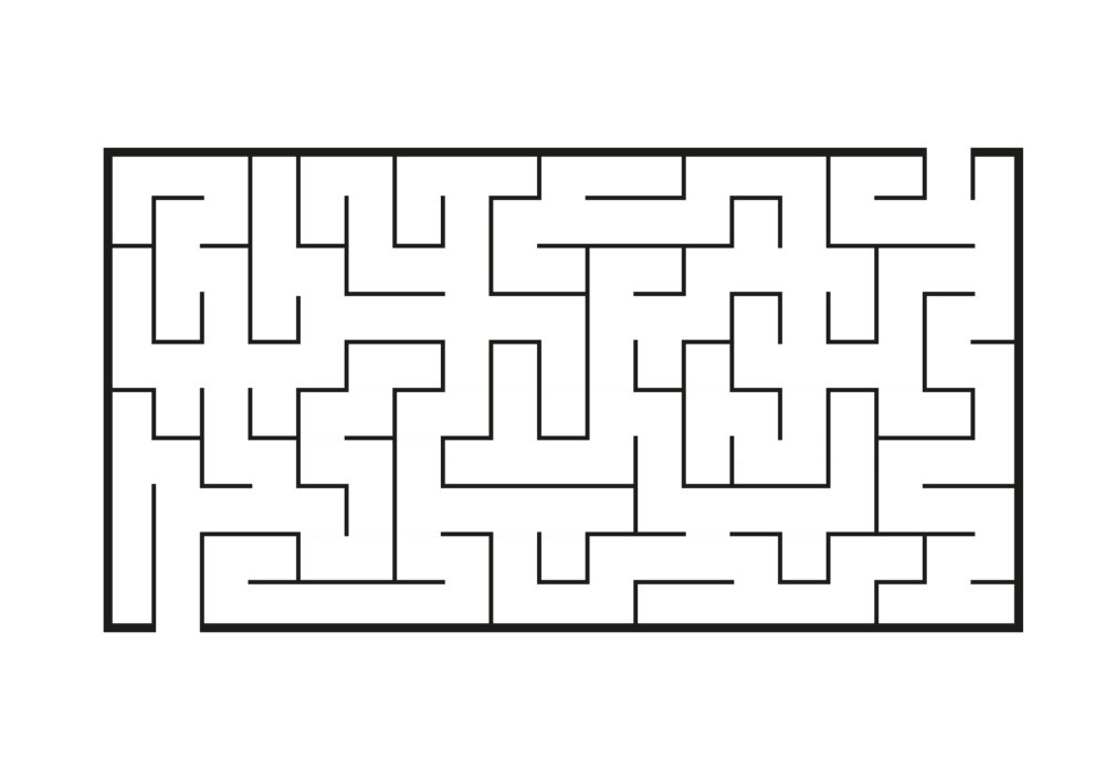 Лабиринт прямоугольный