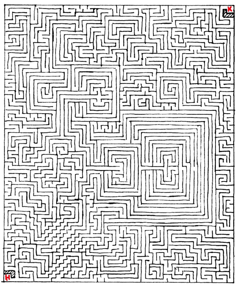 Лабиринт сложный