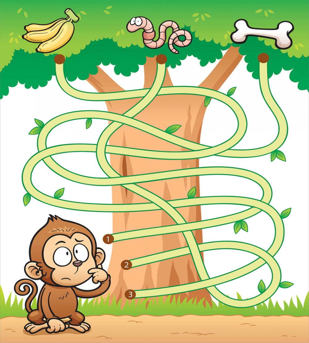 Обезьянки задания для малышей