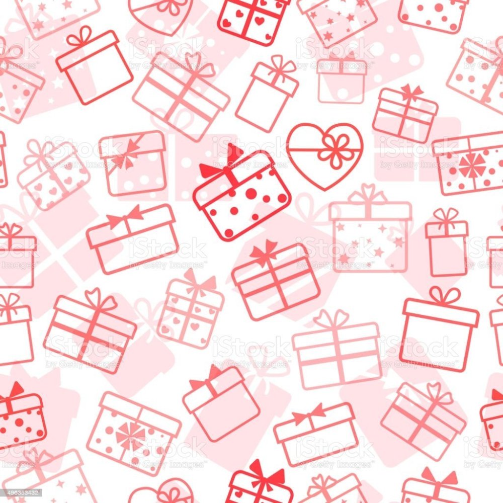 Подарочная упаковка паттерн