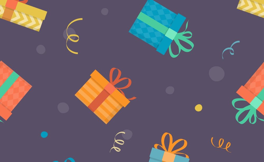 Подарочная упаковка паттерн